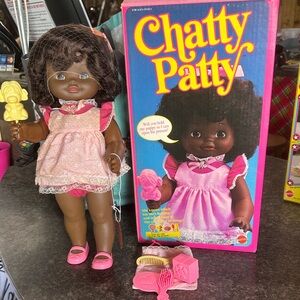Mattel Chatty Patty Doll in Pink Outfit with Accessories